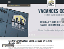 Tablet Screenshot of maitre-constructeur-st-jacques.com